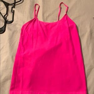 Hot pink tank top